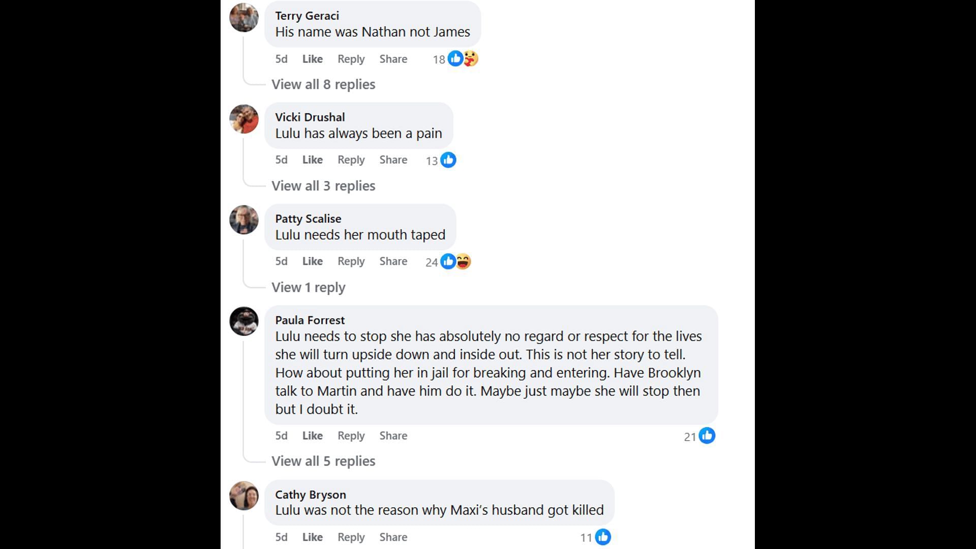 More fan reactions sharing the same sentiments (Image via Facebook/General Hospital Fans - Official)